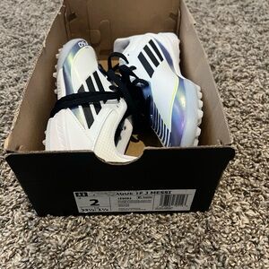 NWT Boys Size 2 League TF J Messi Indoor Cleats